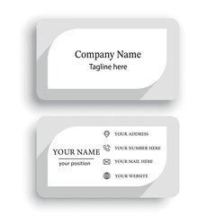 minimal elegant professional business card template