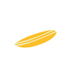 Yellow surfboard emoji symbol sign icon vector illustration isolated flat sports surfer surfing