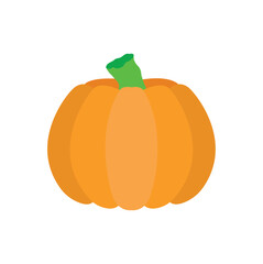 halloween pumpkin jack-o-lantern orange vegetable fall autumn decoration emoji symbol sign icon vector illustration isolated flat