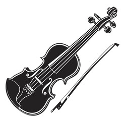 Obraz premium violin isolated on white