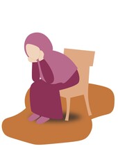 someone who is tired of facing life