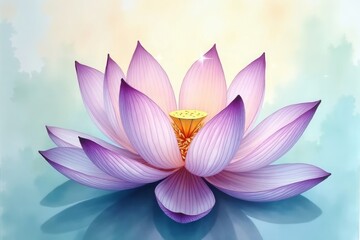 Vibrant Fantasy Flowers in Watercolor Art