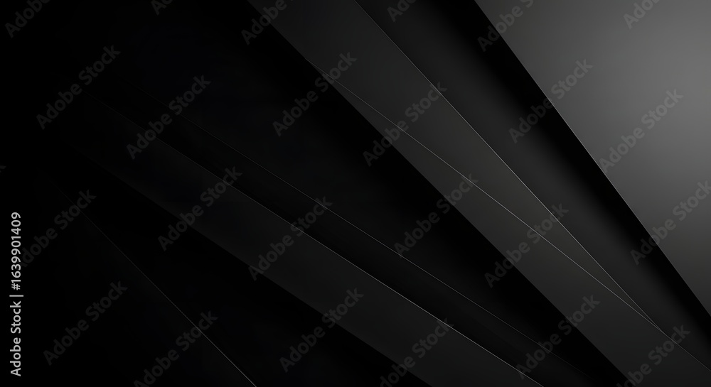 Poster a dark abstract background with diagonal lines creating a sense of depth and dimension in the image