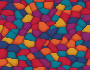 Color Flower Textile design vector, attractive flower fabric design  