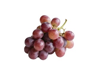 Fototapeta premium red grapes isolated on white