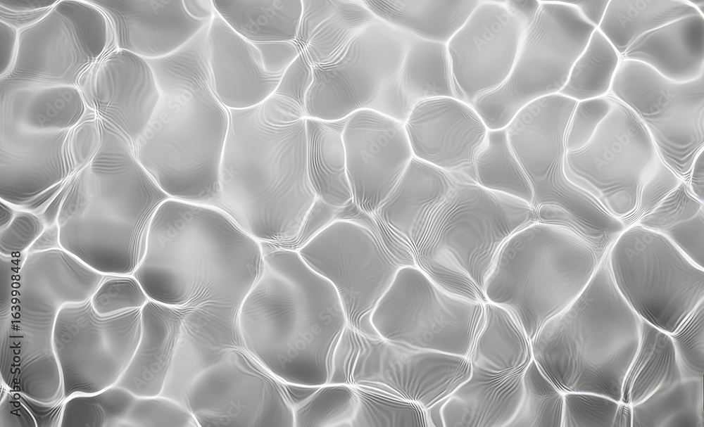 Aufkleber a grayscale abstract image depicting rippling water patterns with a smooth, flowing texture.