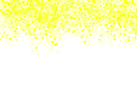 Yellow paint splatter border overlay for decoration, background design, abstract art, and creative highlights on transparent background - Powered by Adobe