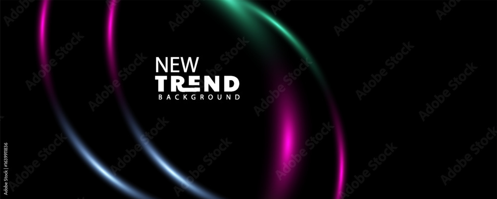 Poster 3d gradient color abstract background, landing page template - abstract dynamic, modern, futuristic,