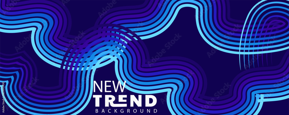 Poster 3d gradient color abstract background, landing page template - abstract dynamic, modern, futuristic,
