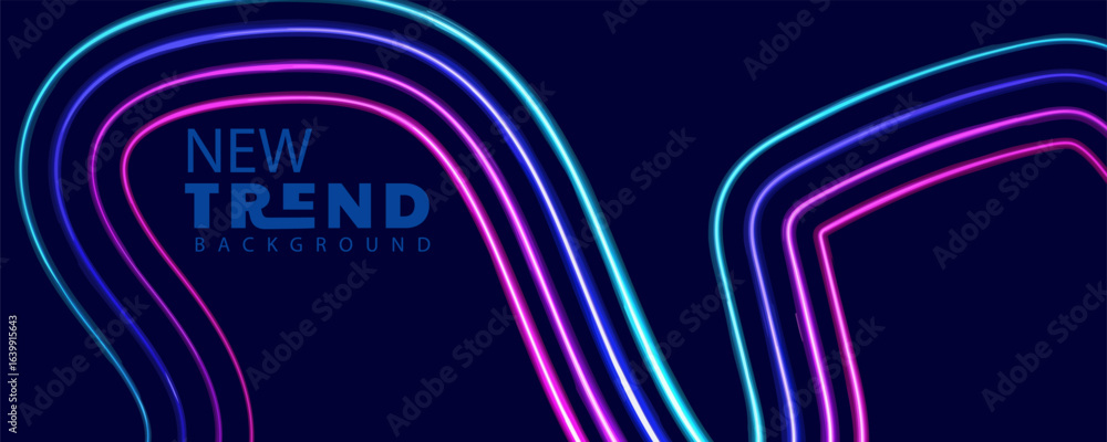 Poster 3d gradient color abstract background, landing page template - abstract dynamic, modern, futuristic,