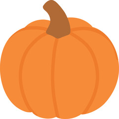 Round Orange Pumpkin