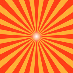 Seamless Abstract Geometric Pattern – Modern Minimal Design for Background, Wallpaper, Wrapping Paper, Textile, and Web Design, orange sunburst background