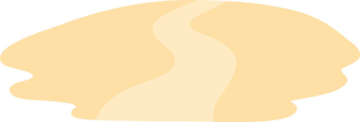 Minimalist Sand Dune Path 
