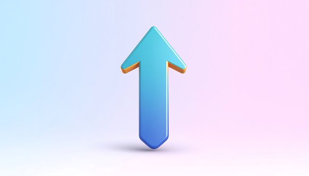 Pastel arrow graphic