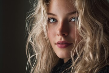 Fototapeta premium lovely image of a artistic blonde girl