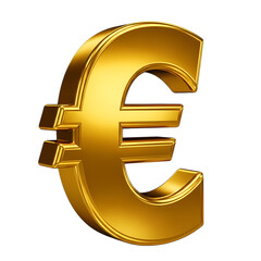 Obraz premium gold euro symbol