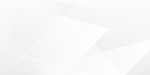 Abstract white Geometric banner design background.