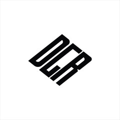  Modern abstract DGR logo design featuring geometric lines for innovative data analysis and digital transformation branding