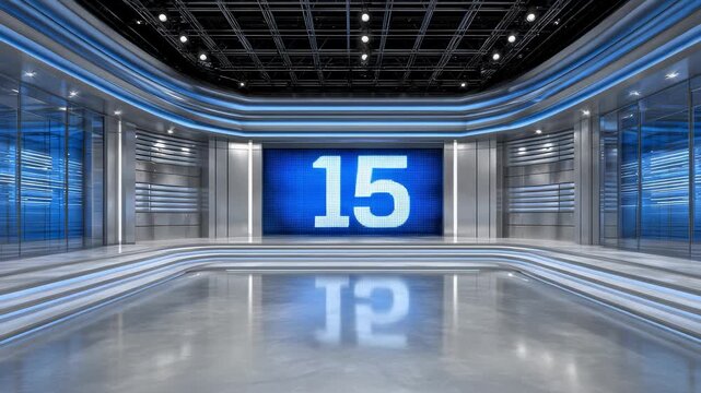 Technological Studio Countdown Scene