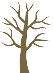 Obraz premium Tree Icon, Detailed tree silhouettes of various trees, Palm tree summer logo, Vector Illustration !