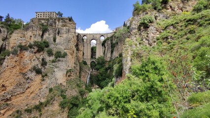 Fototapeta premium View of Ronda city and streets