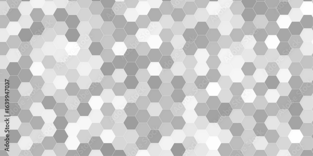 Poster honeycomb pattern with hexagon mesh texture bee comb grid. line grid of hexagons black and white sea
