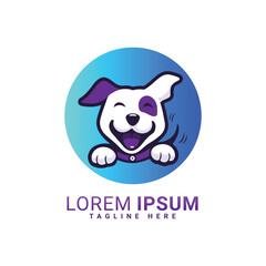 09.eps dog  vector logo design 