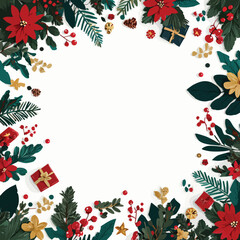 floral background with butterflies