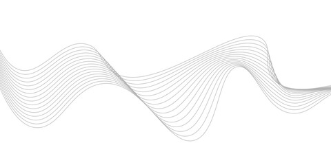 Abstract wave element for design digital frequency track equalizer, Abstract vector background with gray wavy lines.