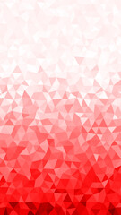Abstract red and white geometric triangle pattern background