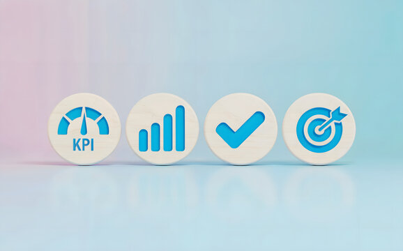 Boost your business strategy with clear KPIs, growth charts, and target achievement for data-driven success and achieving goals