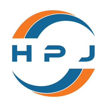 HPJ letter design. HPJ letter technology logo design on a white background. HPJ Monogram logo design for an entrepreneur and business.