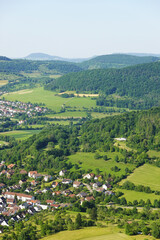 The landscape of Baden Wuerttemberg, the Schwabisch Alb 