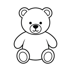 Obraz premium Charming Hand Drawn Teddy Bear Illustration for Kids and Decorations
