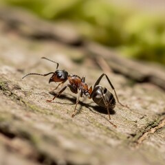 Fototapeta premium ant on the ground