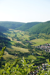 The landscape of Baden Wuerttemberg, the Schwabisch Alb 