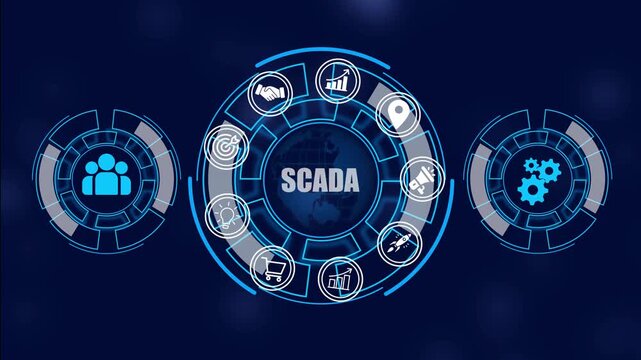 Business, technology, internet and network concept. Coach motivates to career growth. Personal development, personal and career growth "SCADA, online marketing management concept.