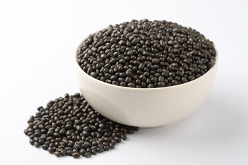 whole black urad dal, also known as black gram or urad sabut dal. Dal Makhani