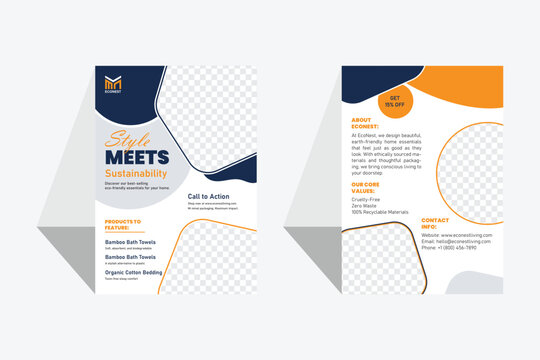 Home Flyer design templet print file