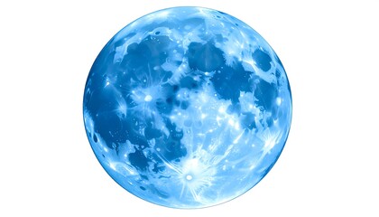 Blue moon, digitally rendered (1)