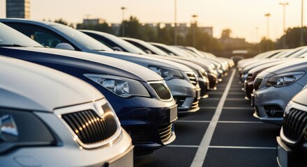 Cars for sale stock lot, car dealer inventory