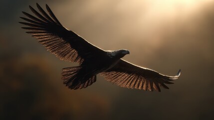 Fototapeta premium eagle in flight