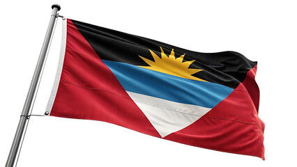 Antigua And Barbuda Flag Waving