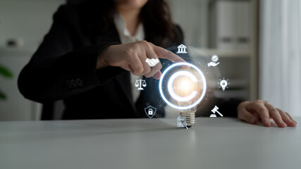 Copyright protection highlights copyright, intellectual property, and legal ownership through law,...