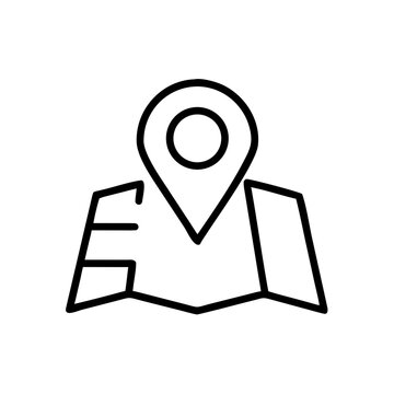GPS Icon &ndash; Location and Navigation Symbol