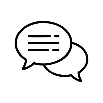 Chat Icon &ndash; Messaging and Communication Symbol