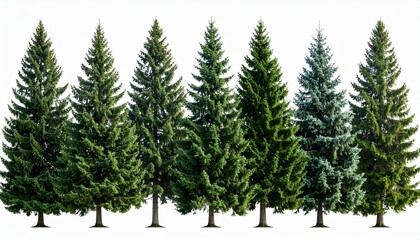 green grass isolated on white