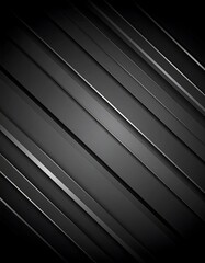 Obraz premium Abstract diagonal lines in dark gray and black