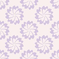 Trendy exotic hand drawn flowers seamless pattern. Floral background for textile, wallpaper, banner, covers, surface, printing and home decor. Flower vector illustration.