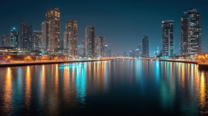 Fototapeta premium sydney harbour at night